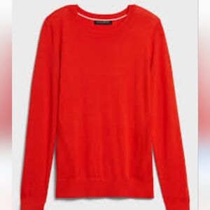 Banana Republic Women's Red Sweatshirt